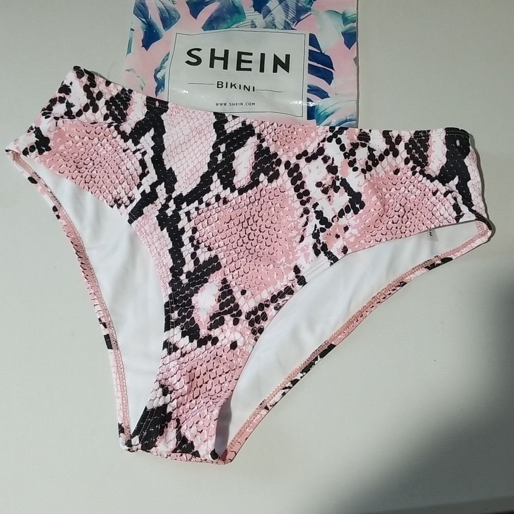 SHEIN Snake Print Bikini Bottom Size 2X